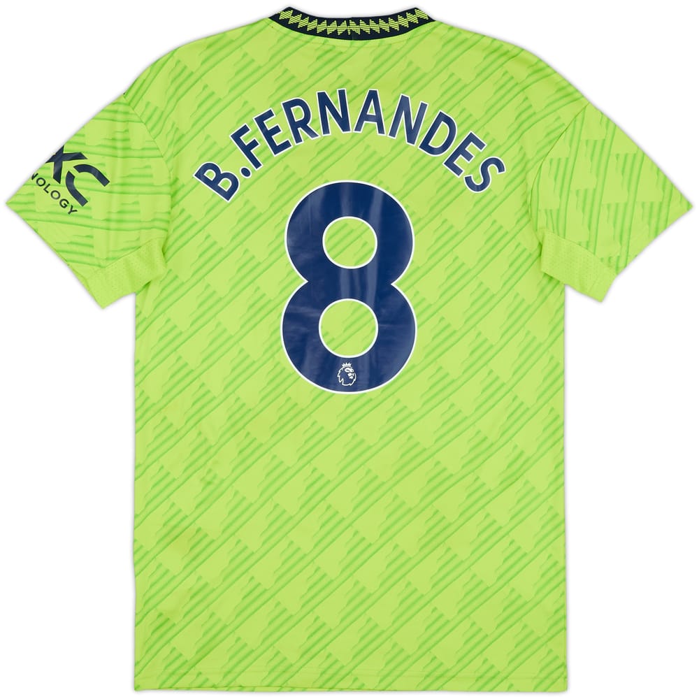 2022-23 Manchester United Third Shirt B.Fernandes #8 - 9/10 - (S)