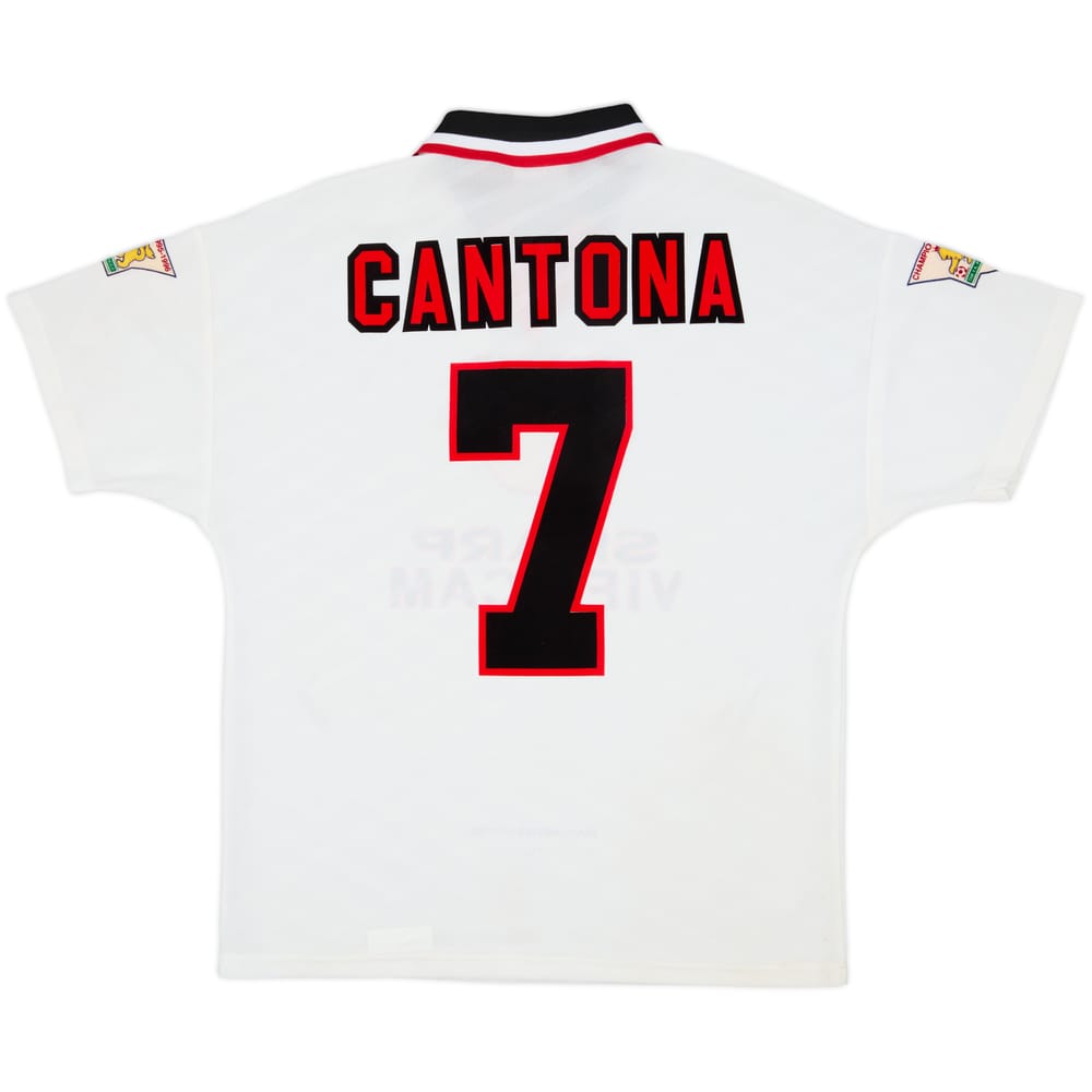 1996-97 Manchester United Away Shirt Cantona #7 - 6/10 - (M)