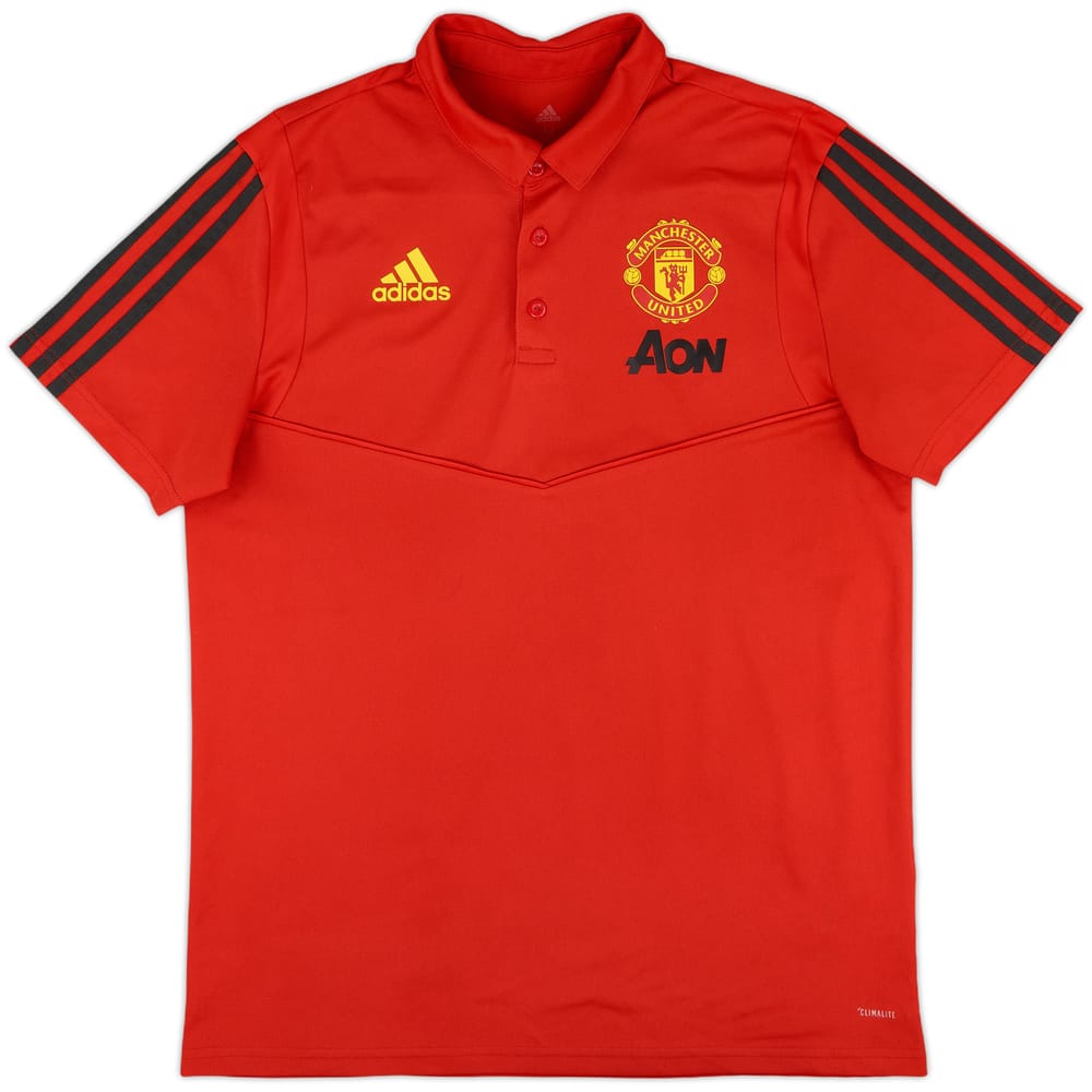 2019-20 Manchester United adidas Polo Shirt - 9/10 - (M)