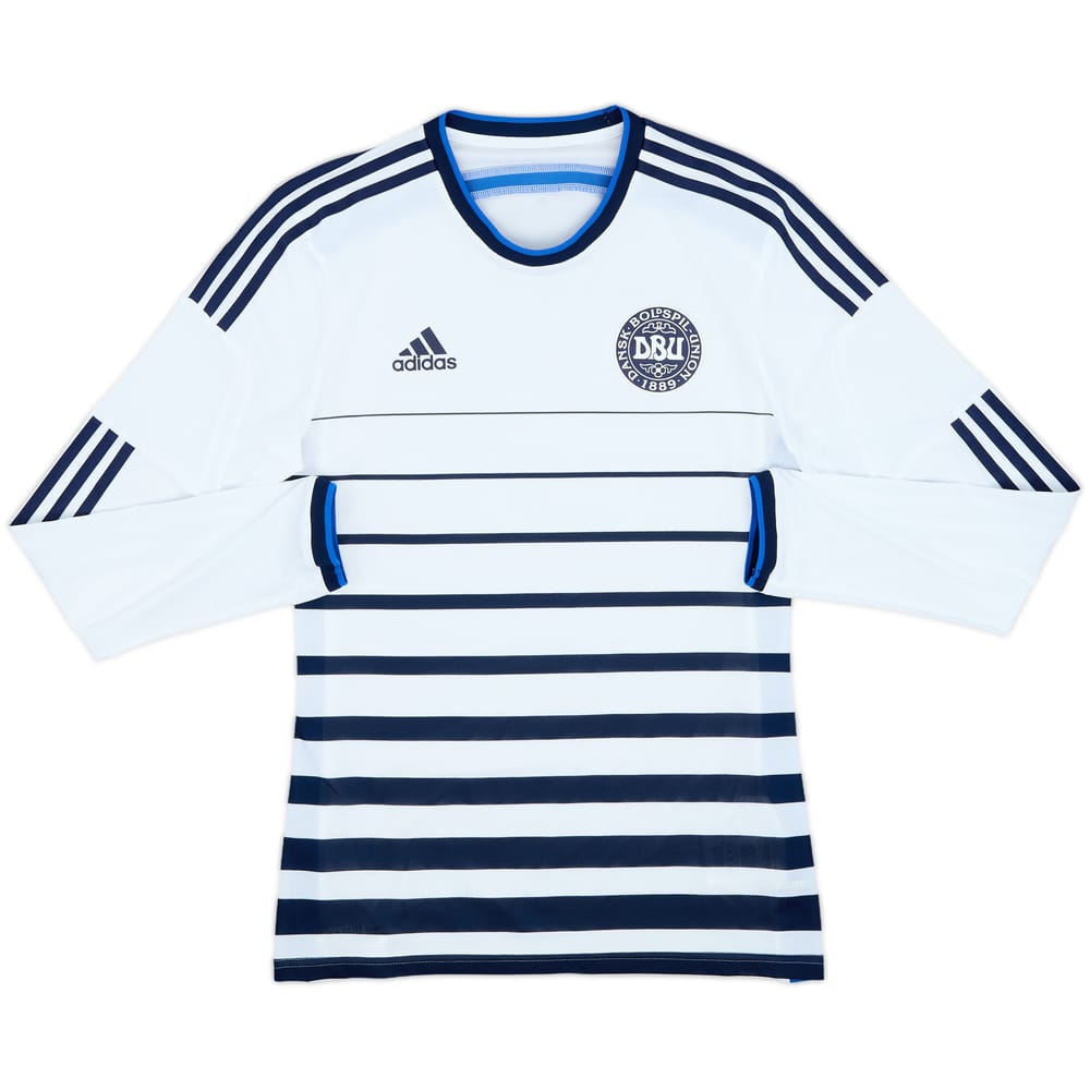 2014-15 Denmark Player Issue Away L/S Shirt - 8/10 - (M)
