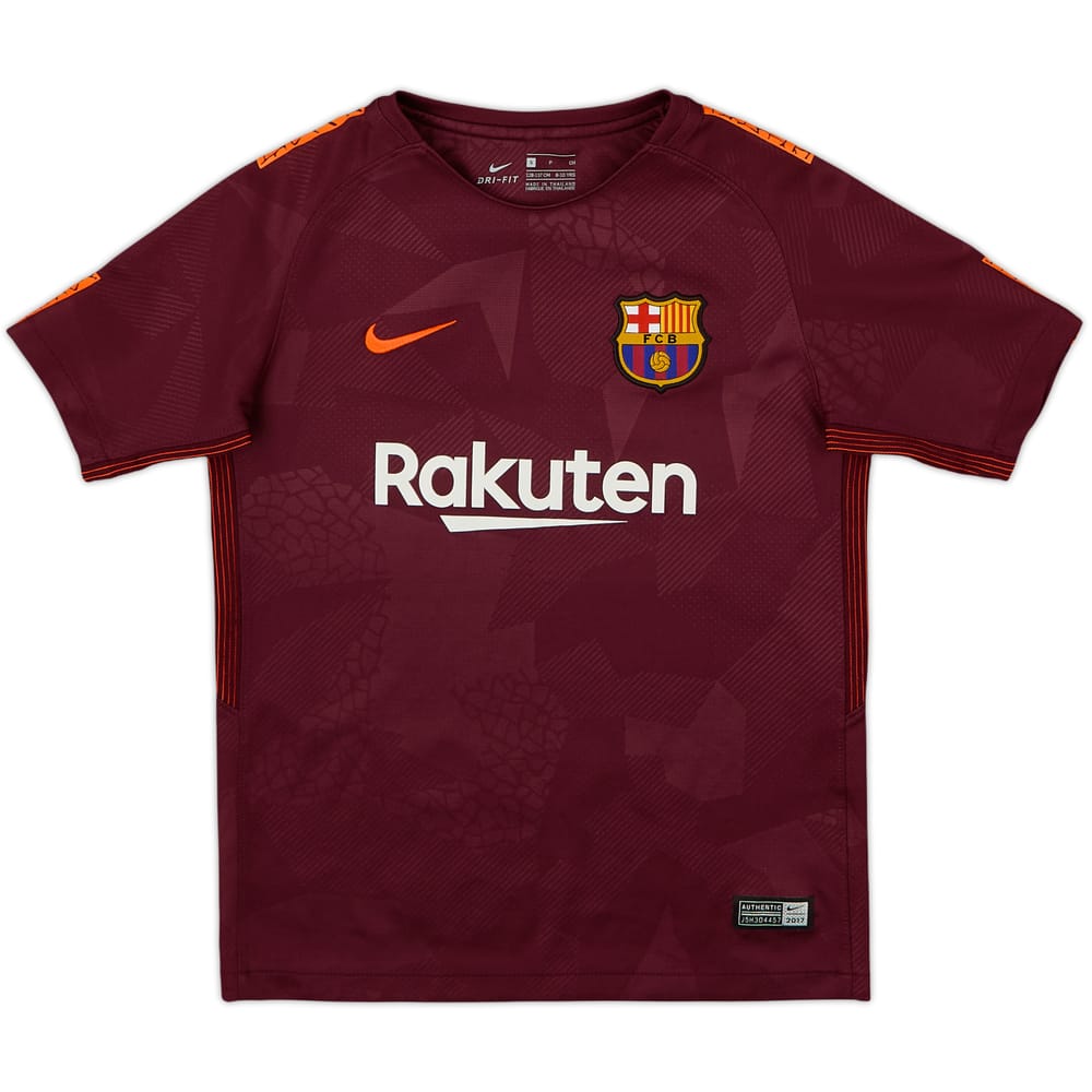 2017-18 Barcelona Third Shirt - 10/10 - (S.Boys)
