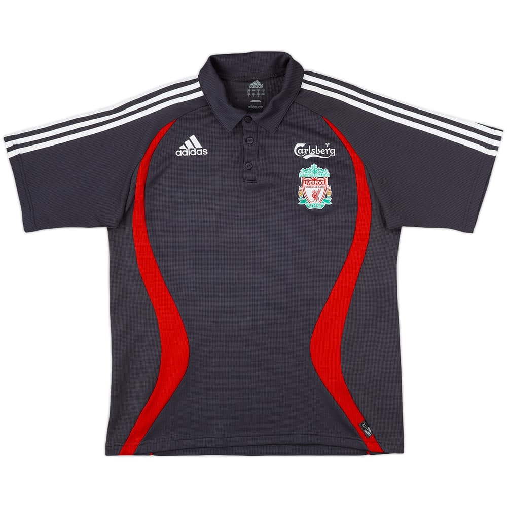 2006-07 Liverpool adidas Polo Shirt - 9/10 - (M)