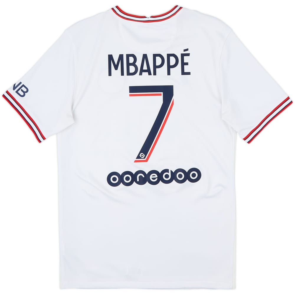 2021-22 Paris Saint-Germain Fourth Shirt Mbappe #7 - 6/10 - (S)