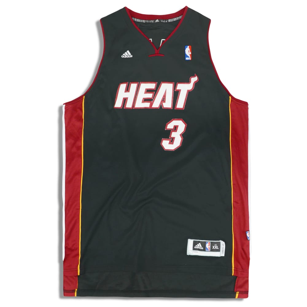 2010-12 Miami Heat Wade #3 adidas Swingman Jersey (Away) XXL