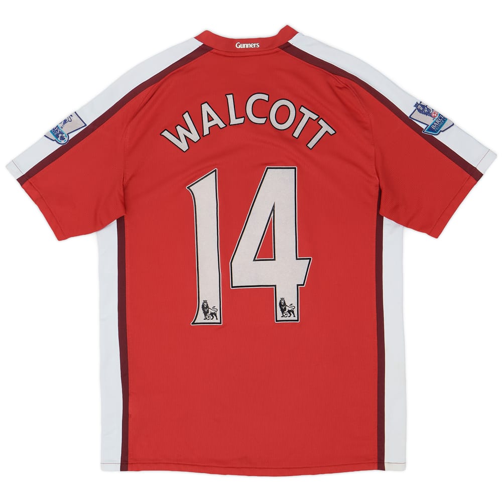 2008-10 Arsenal Home Shirt Walcott #14 - 7/10 - (M)