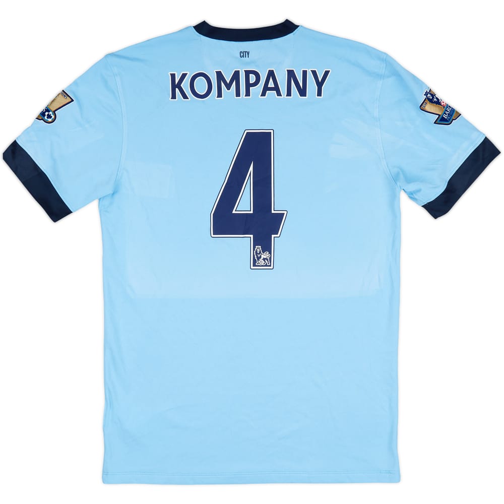2014-15 Manchester City Home Shirt Kompany #4 - 7/10 - (M)