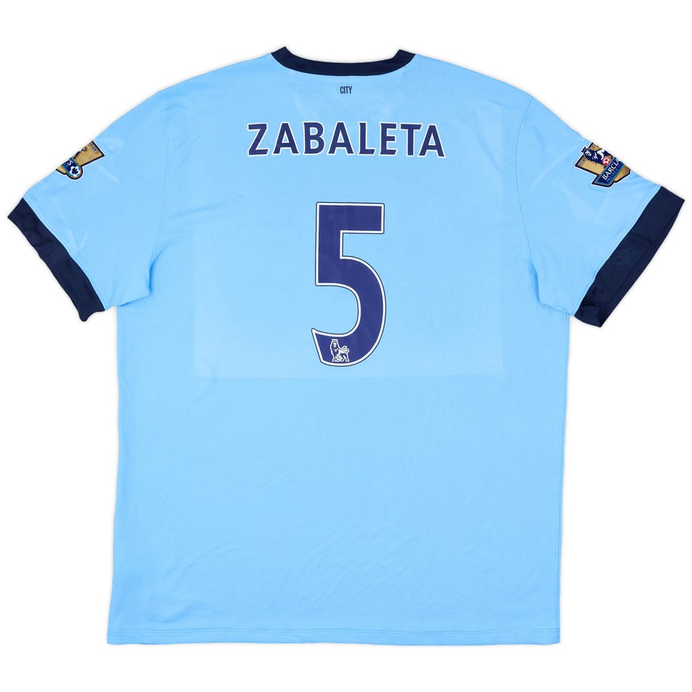 2014-15 Manchester City Home Shirt Zabaleta #5 - 8/10 - (XXL)