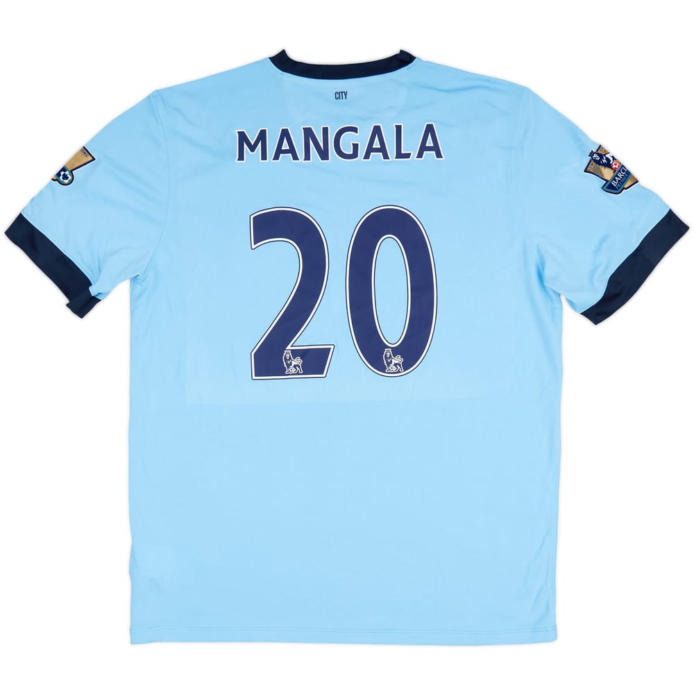 2014-15 Manchester City Home Shirt Mangala #20 - 8/10 - (XL)
