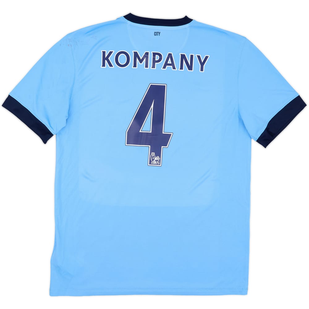 2014-15 Manchester City Home Shirt Kompany #4 - 7/10 - (L)