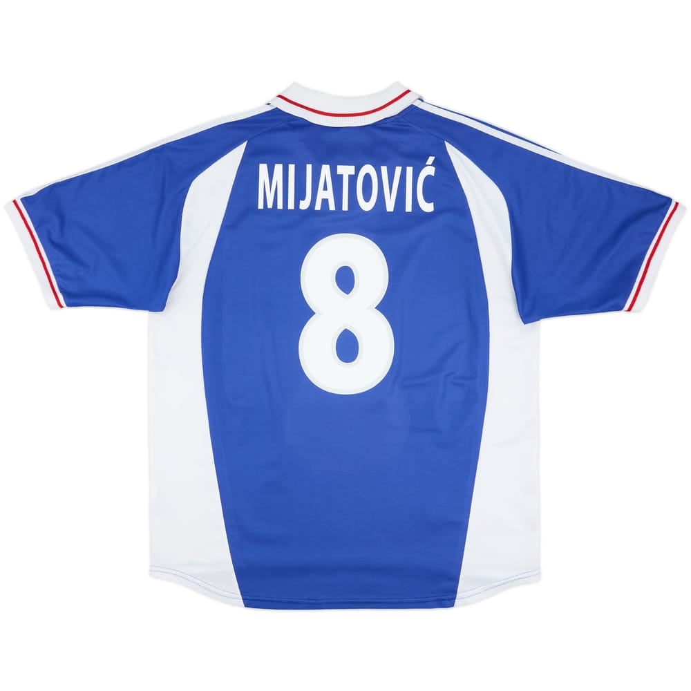 2000-01 Yugoslavia Home Shirt Mijatovic #8 - 10/10 - (XL)