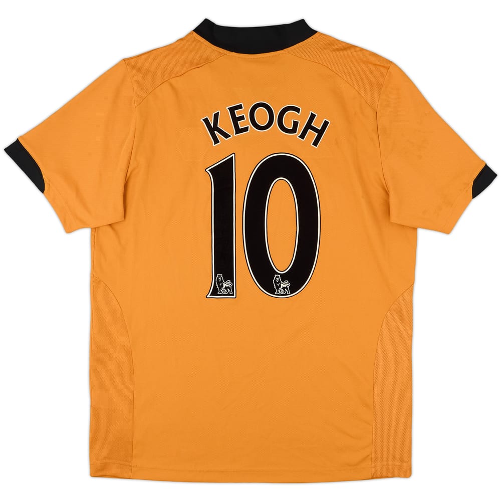 2010-11 Wolves Home Shirt Keogh #10 - 7/10 - (L)