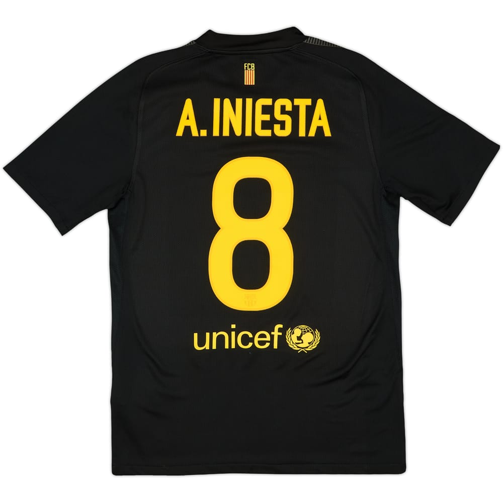 2011-12 Barcelona Away Shirt A.Iniesta #8 - 9/10 - (S)