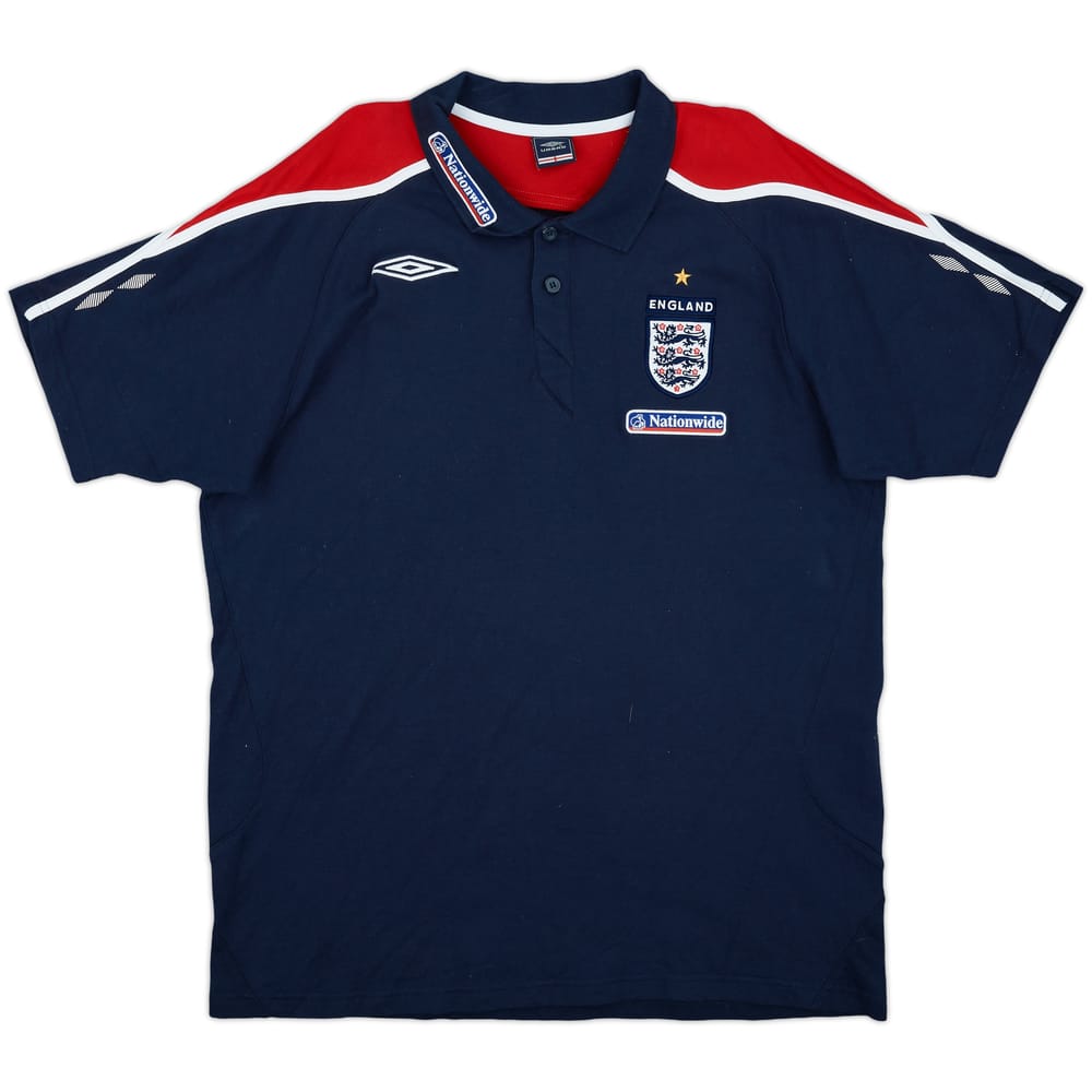 2005-06 England Umbro Polo Shirt - 8/10 - (XL)