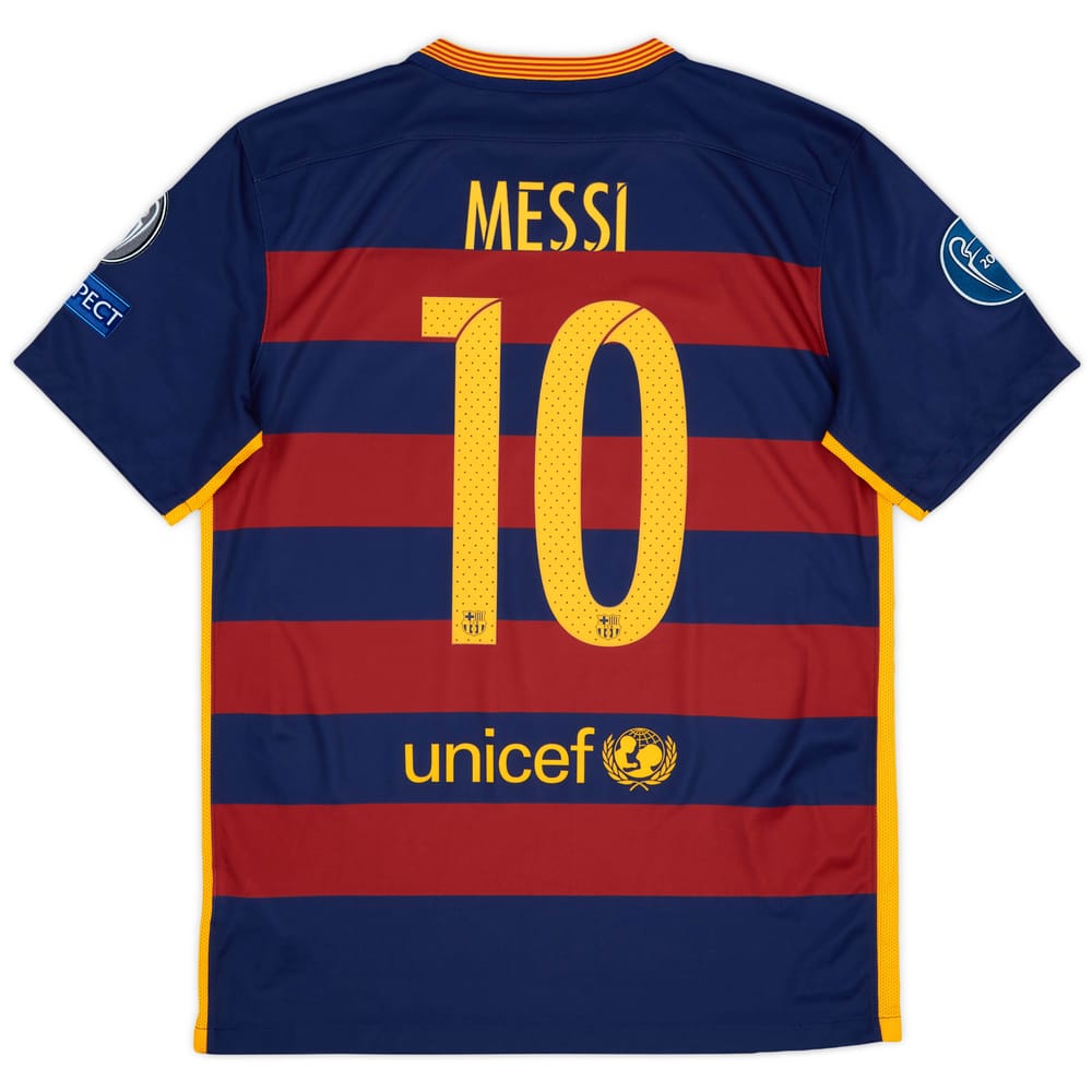 2015-16 Barcelona Home Shirt Messi #10 - 10/10 - (M)