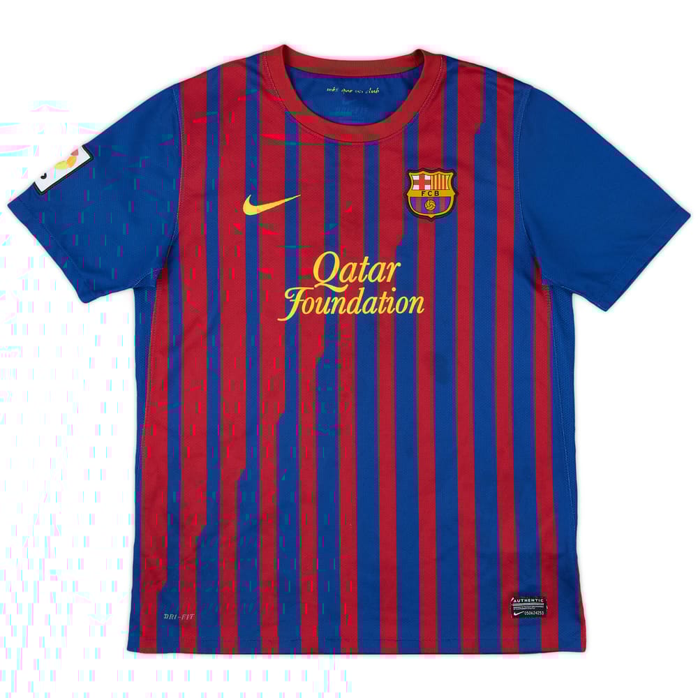 2011-12 Barcelona Home Shirt - 7/10 - (XL.Boys)