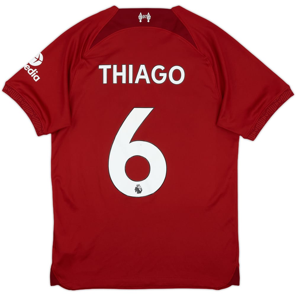2022-23 Liverpool Home Shirt Thiago #6 - 7/10 - (S)