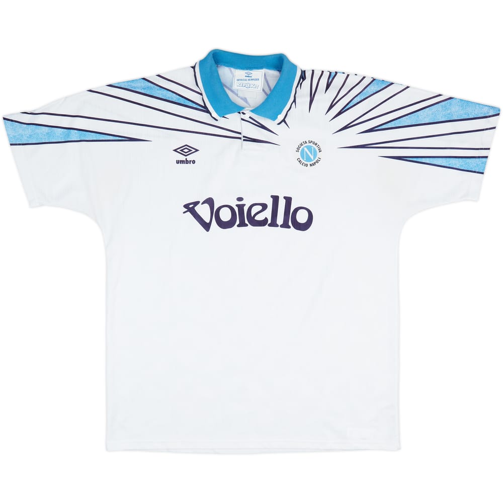 1991-93 Napoli Away Shirt - 8/10 - (XL)