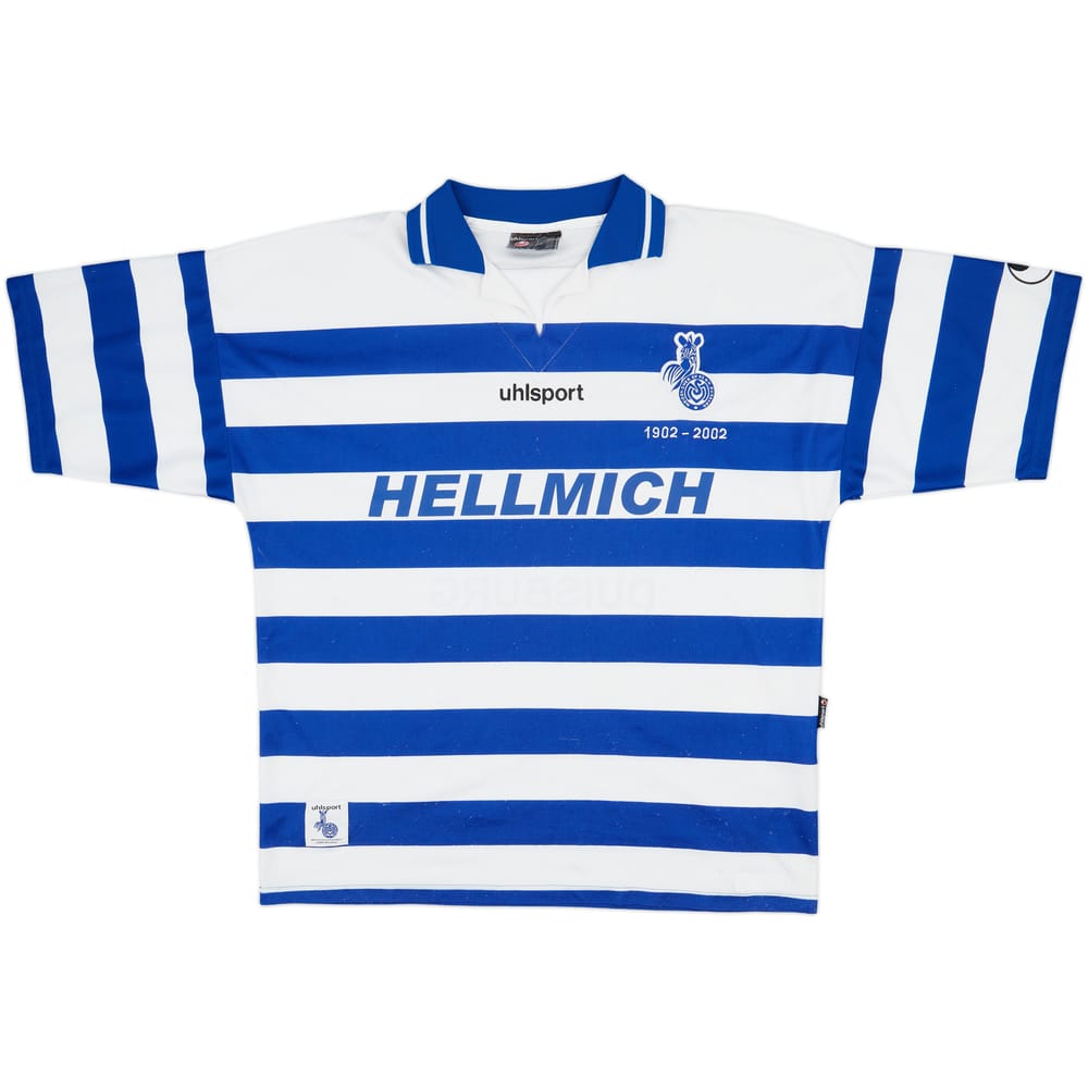 2001-02 Duisburg Centenary Home Shirt - 7/10 - (3XL)