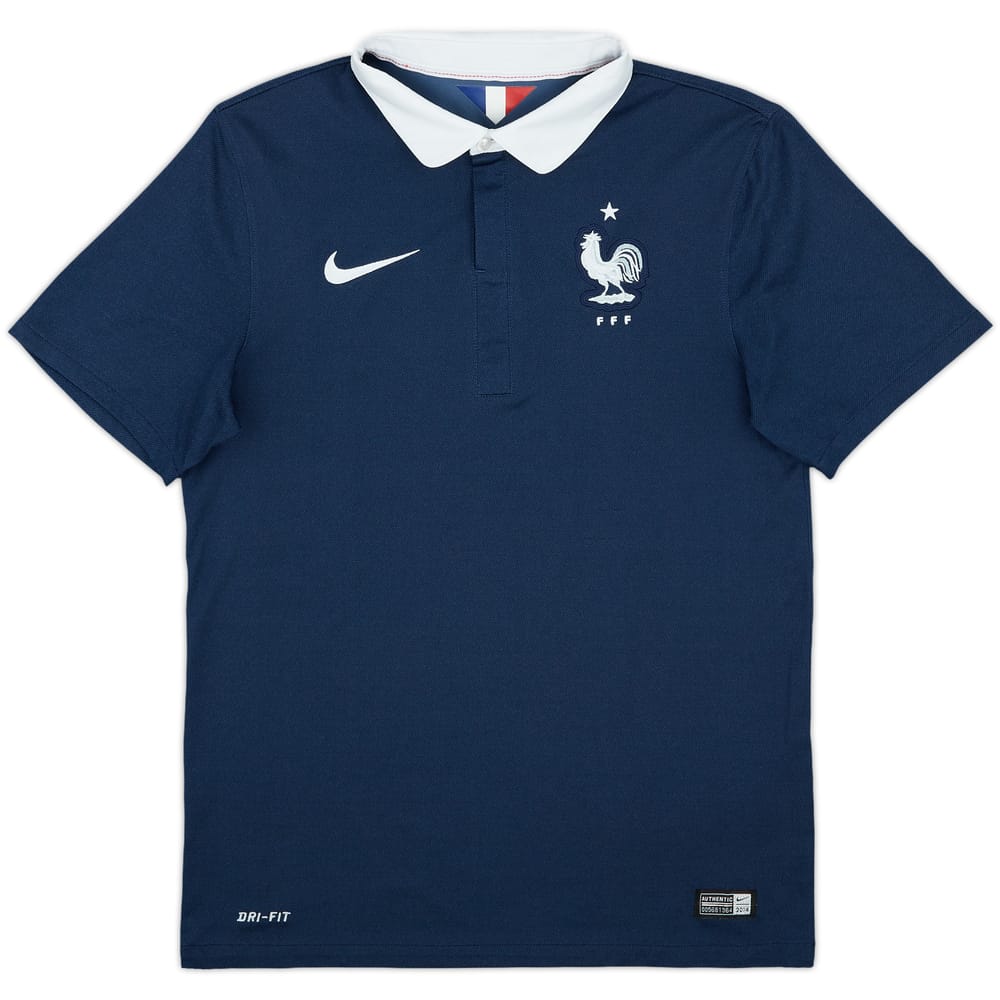 2014-15 France Home Shirt - 8/10 - (S)