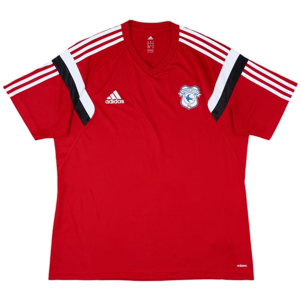 2015-16 Cardiff adidas Training Shirt - 9/10 - (XL)