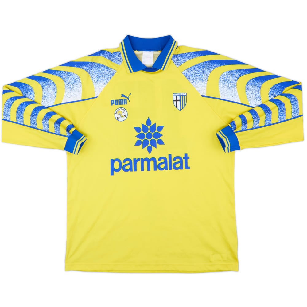 1995-97 Parma 'Scuola Calcio' Basic Third L/S Shirt #15 - 9/10 - (L)