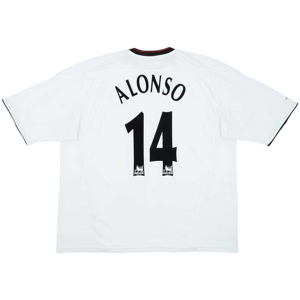 2003-04 Liverpool Away Shirt Alonso #14 - 6/10 - (XXL)
