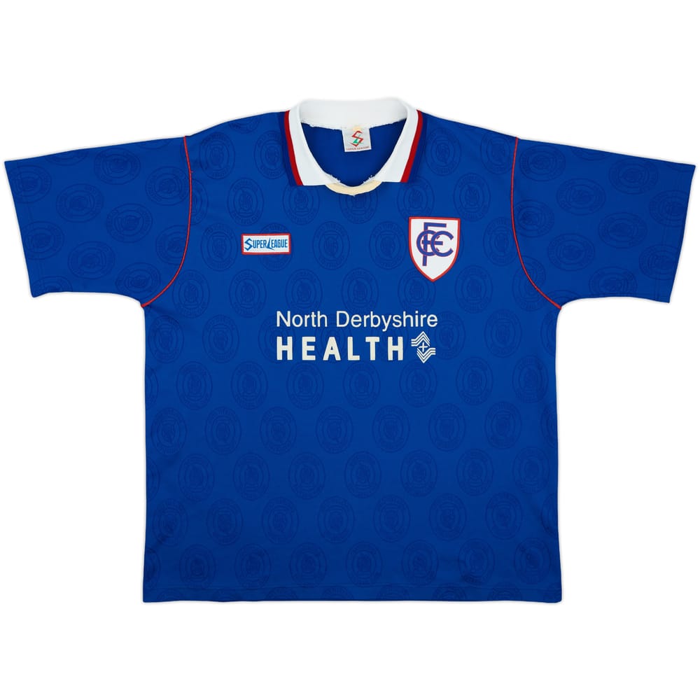 1996-98 Chesterfield Home Shirt - 8/10 - (XL)