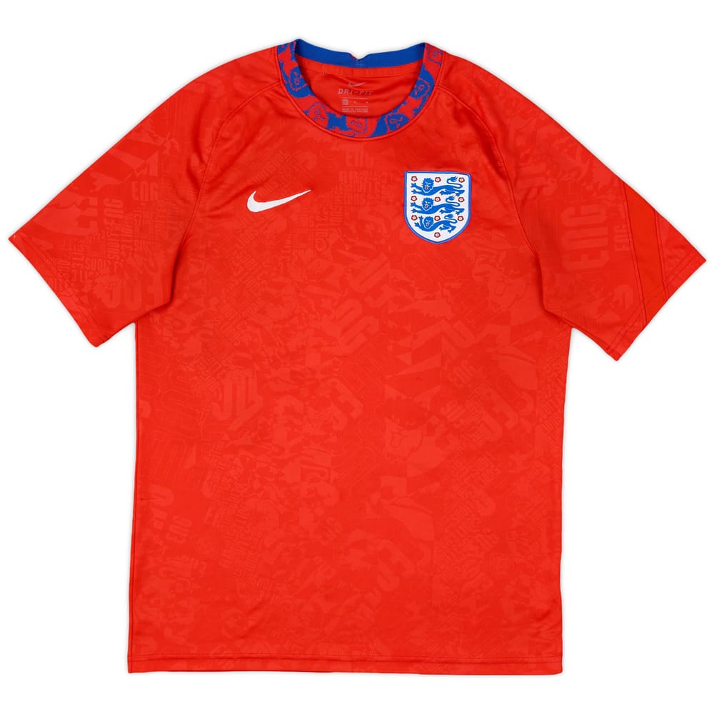 2020-22 England Nike Training Shirt - 7/10 - (M)