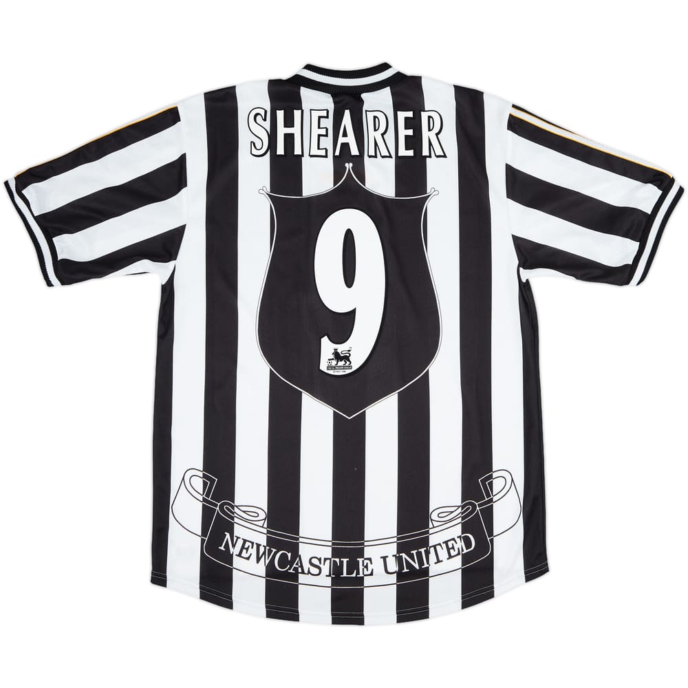 1997-99 Newcastle Home Shirt Shearer #9 - 8/10 - (L)