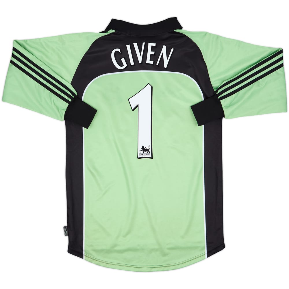2000-01 Newcastle GK Shirt Given #1 - 6/10 - (S)