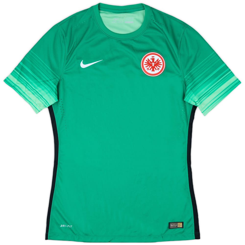 2015-16 Eintracht Frankfurt Player Issue GK S/S Shirt - 7/10 - (M)
