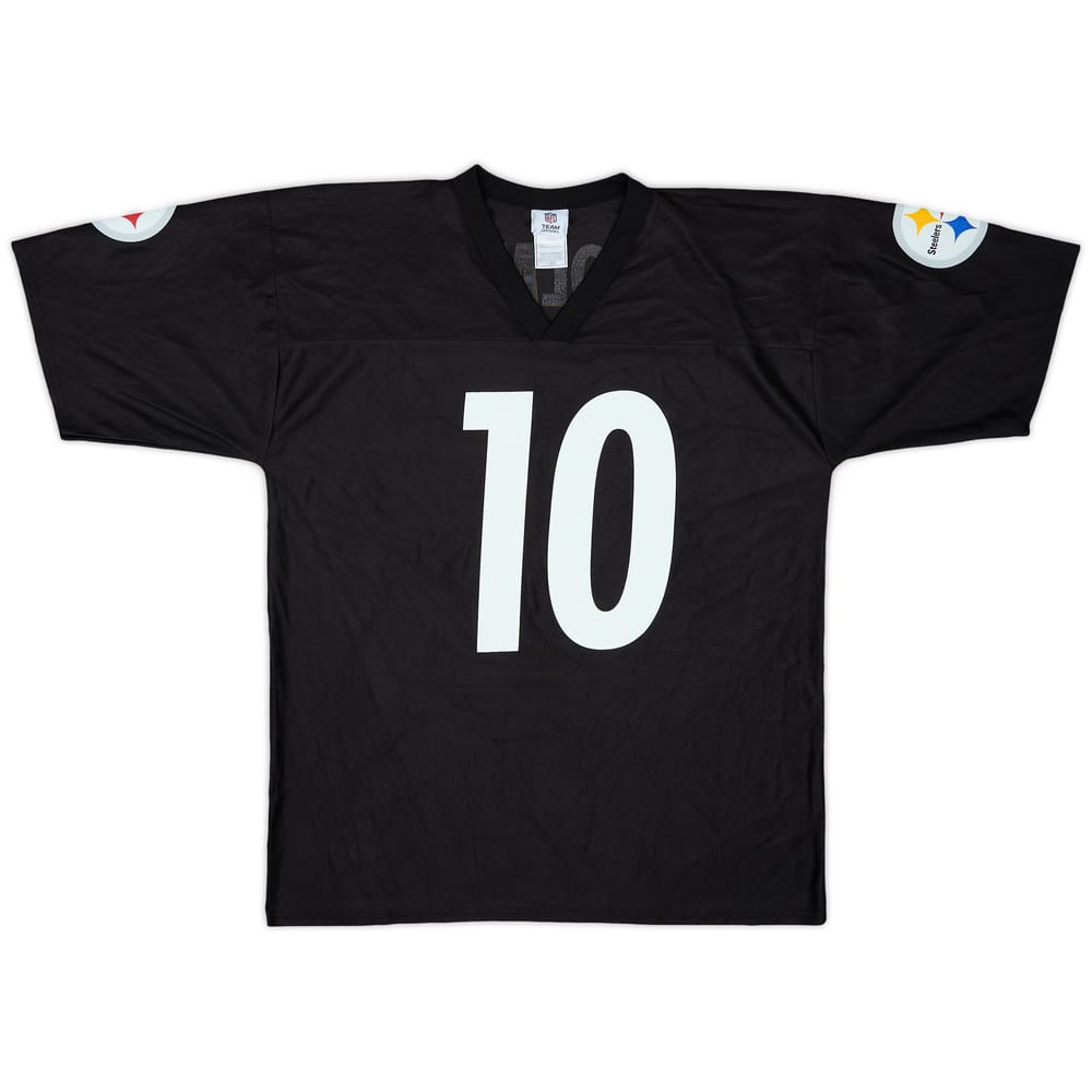 2008-09 Pittsburgh Steelers Holmes #10 NFL Replica Home Jersey - 9/10 - (L)