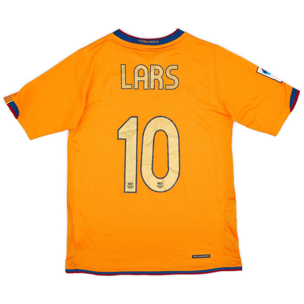 2006-08 Barcelona Away Shirt Lars #10 - 7/10 - (L.Boys)
