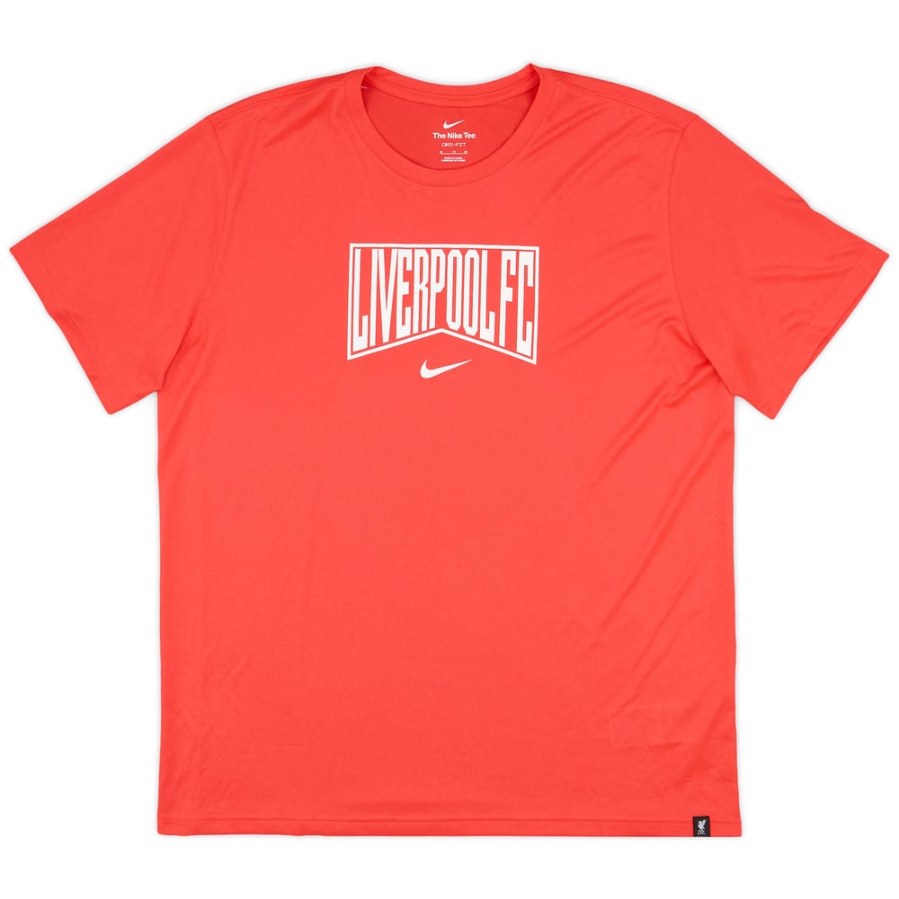 2022-23 Liverpool Nike Cotton Tee - 9/10 - (XL)
