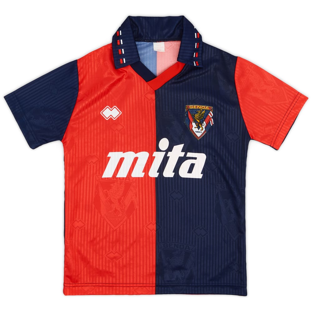 1991-92 Genoa Home Shirt - 9/10 - (M.Boys)