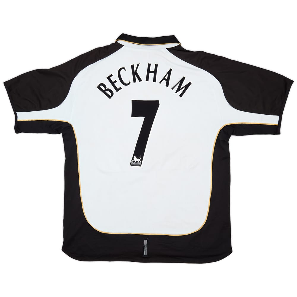 2001-02 Manchester United Centenary Away/Third Shirt Beckham #7 - 5/10 - (XL)