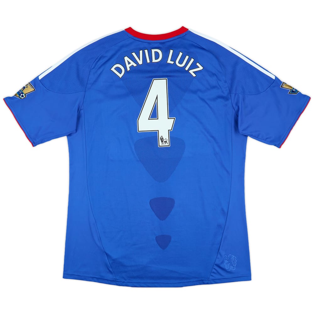 2010-11 Chelsea Home Shirt David Luiz #4 - 10/10 - (XL)