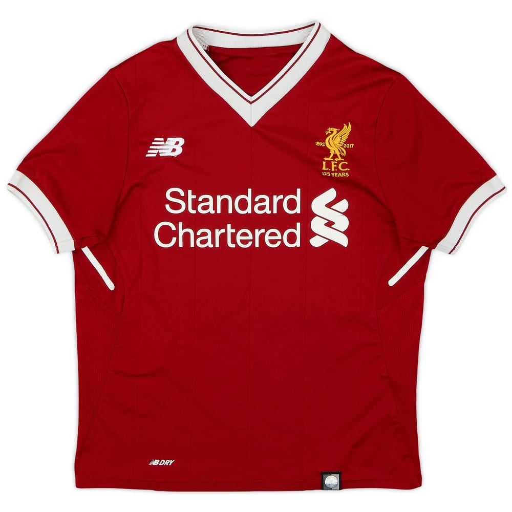 2017-18 Liverpool 125 Years Home Shirt - 4/10 - (5-6 Years)
