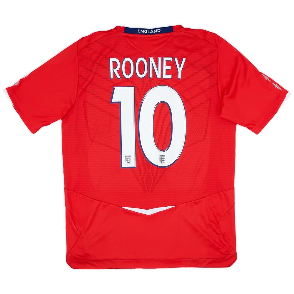 2008-10 England Away Shirt Rooney #9 - 7/10 - (L)
