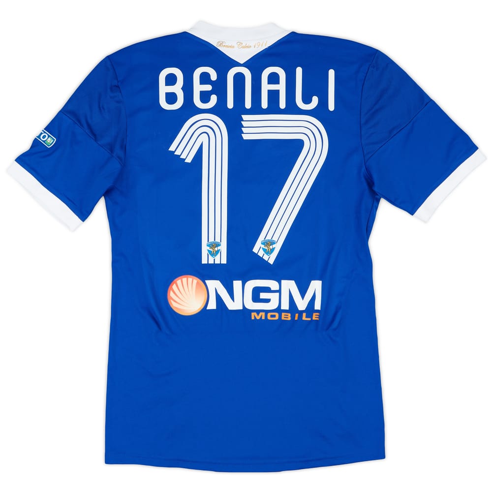 2013-14 Brescia Match Issue Home Shirt Benali #17