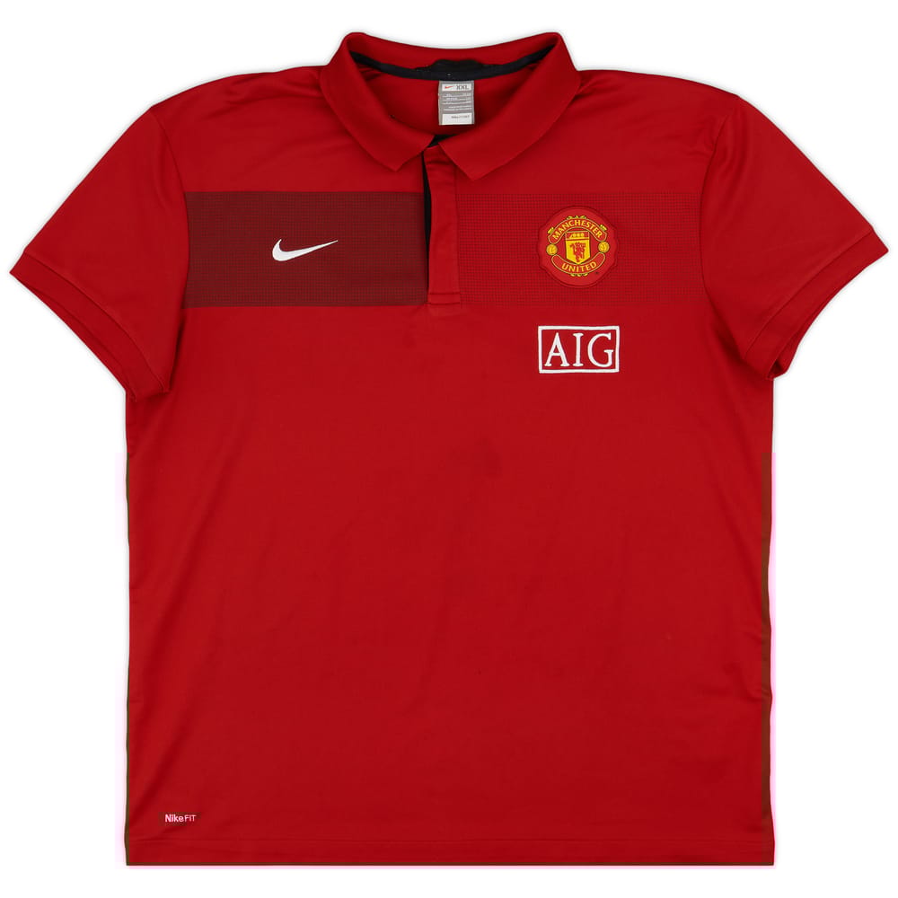 2009-10 Manchester United Nike Polo Shirt - 6/10 - (XXL)