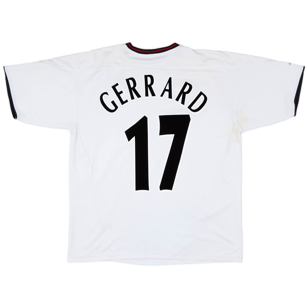 2003-04 Liverpool Away Shirt Gerrard #17 - 6/10 - (L)