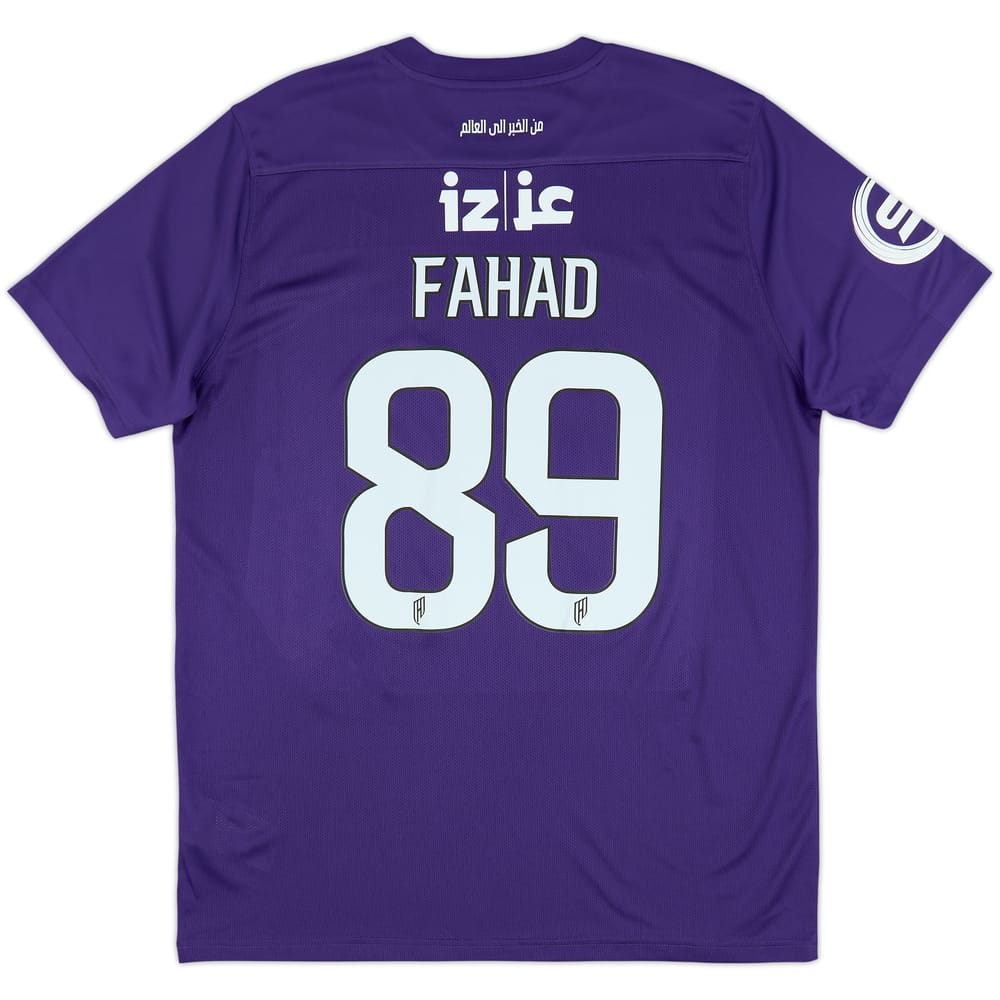 2024-25 Al Qadsiah Player Issue GK Fourth Shirt Fahad #89 - As New - (XL)