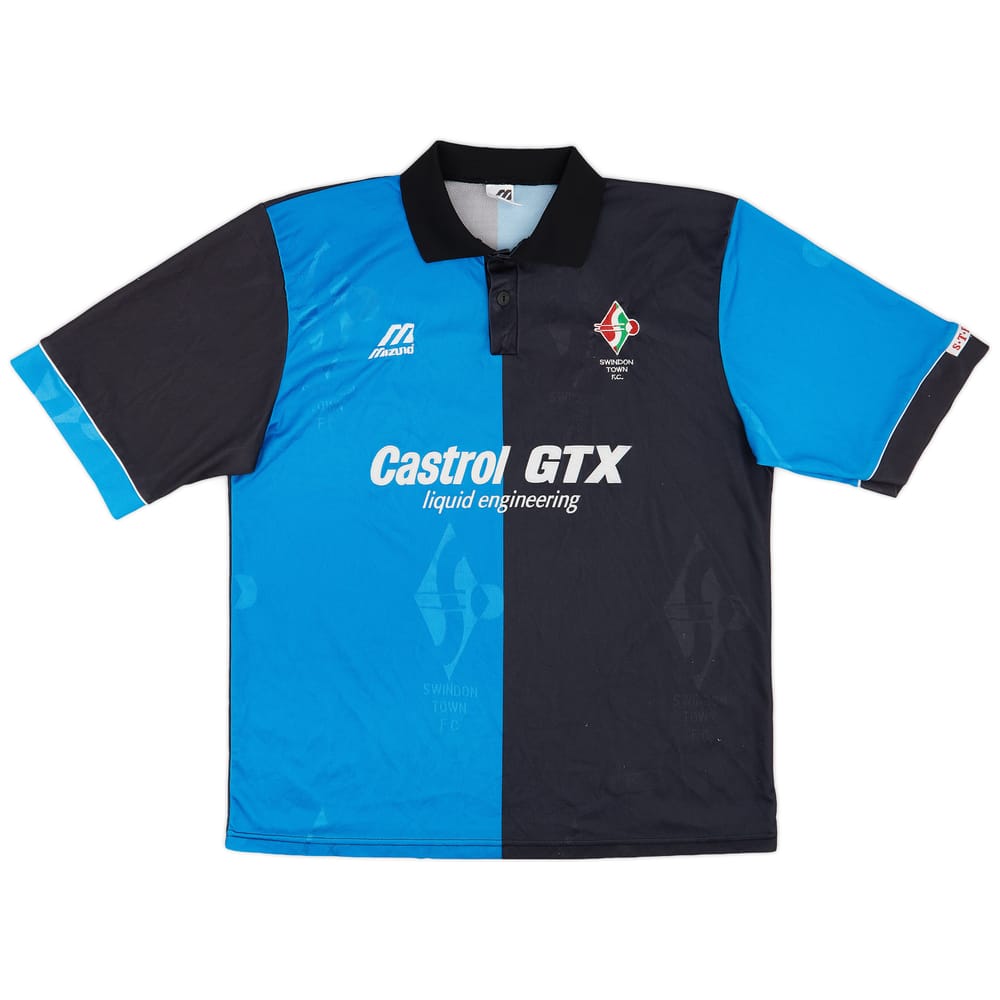 1995-96 Swindon Town Away Shirt #9 - 6/10 - (L)