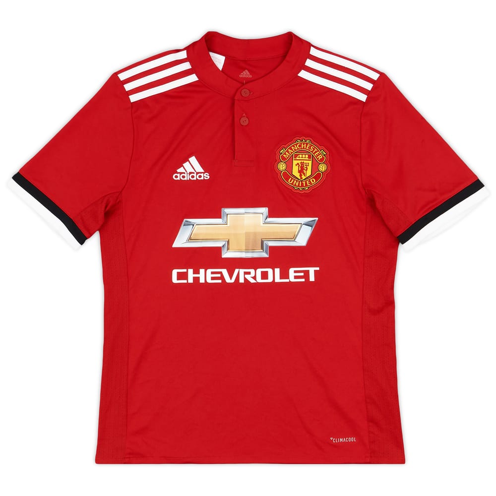 2017-18 Manchester United Home Shirt - 7/10 - (L.Boys)