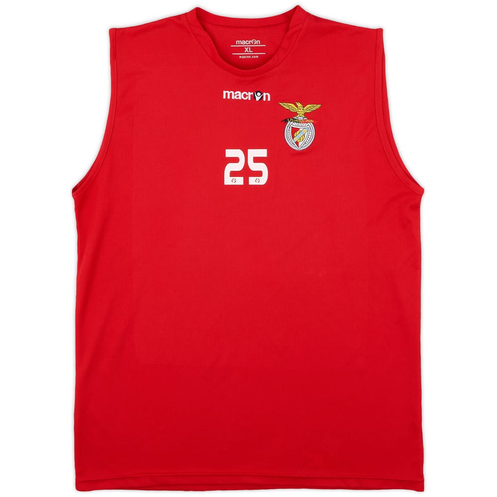 2012-13 Benfica Castelo Branco Player Issue Macron Training Vest #25 - 9/10 - (XL)