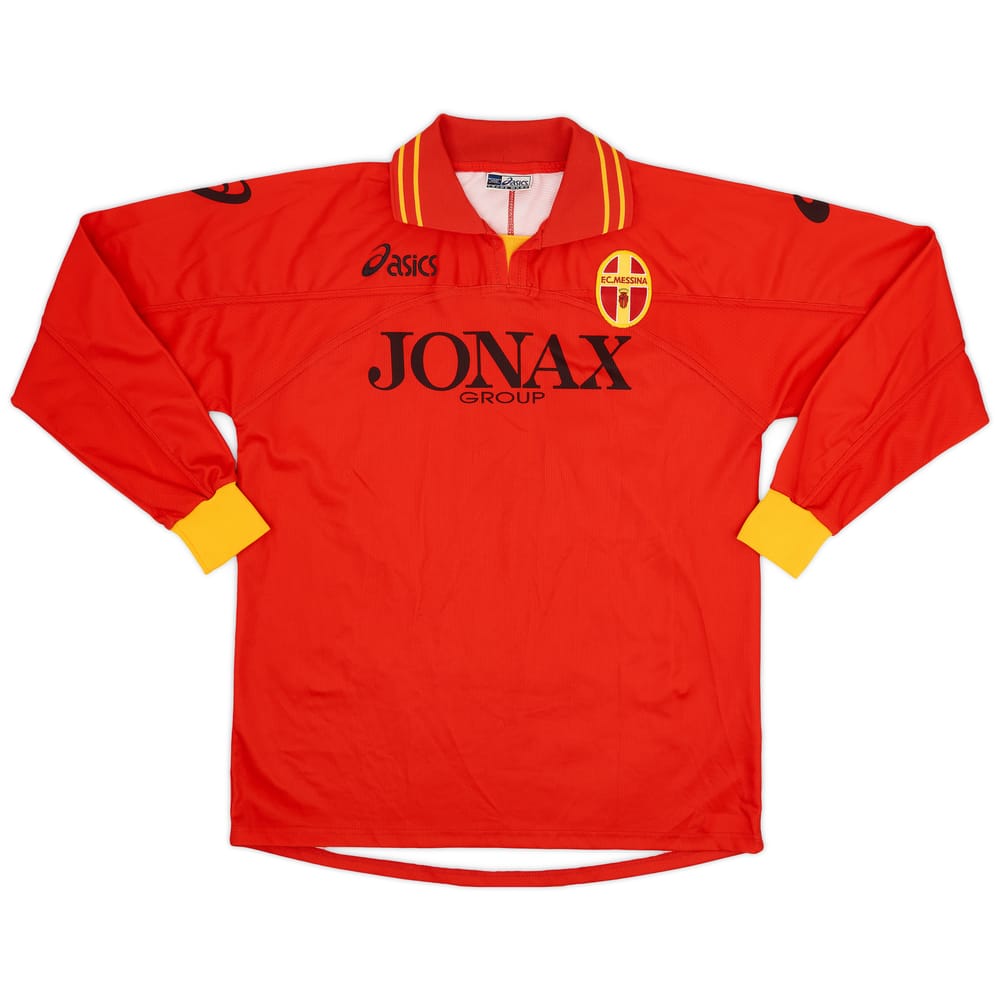 2001-02 Messina Away L/S Shirt #6 - 8/10 - (M)
