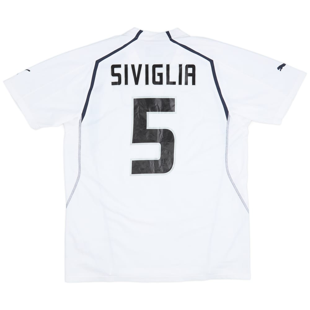 2004-05 Lazio Away Shirt Siviglia #5 - 7/10 - (XL)
