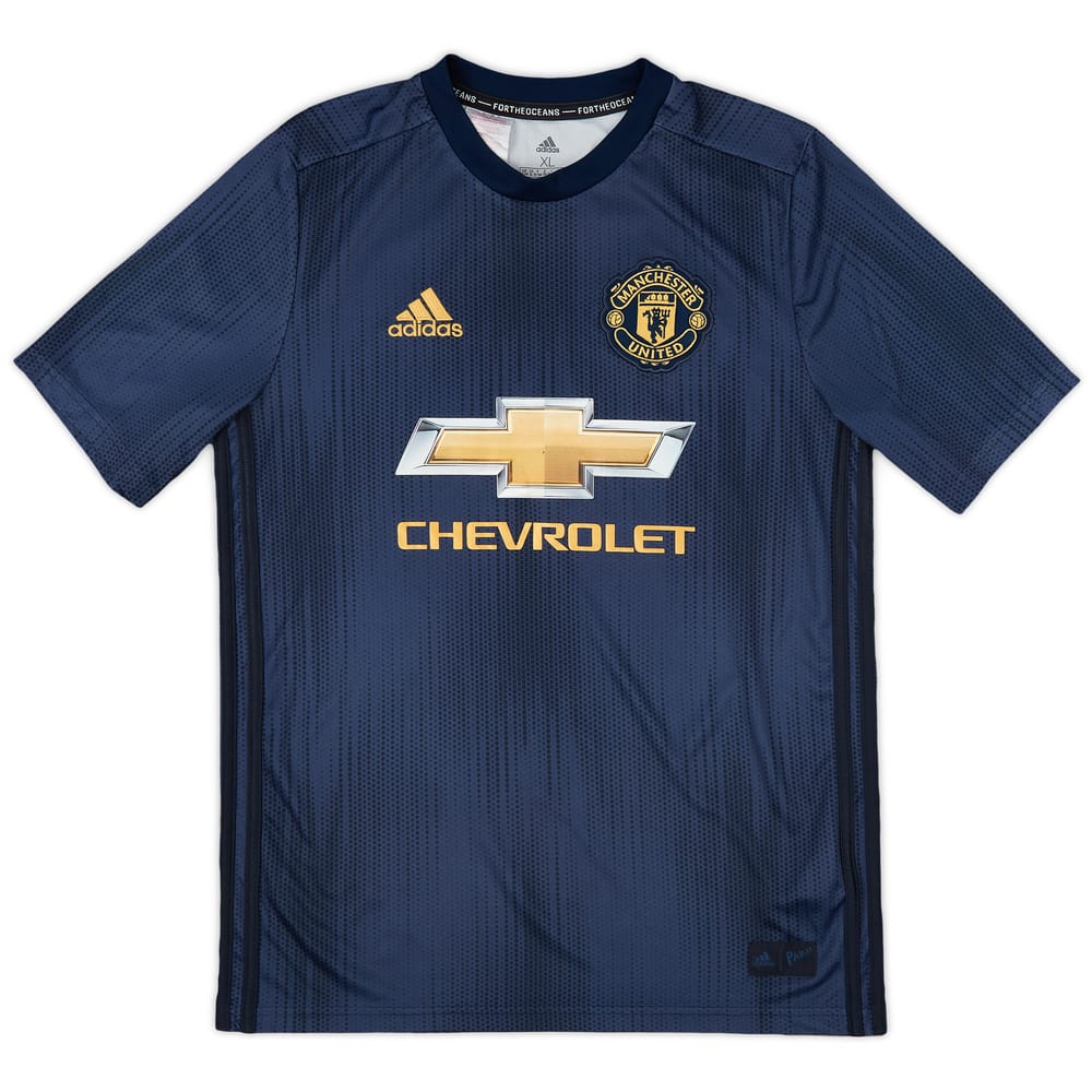 2018-19 Manchester United Third Shirt - 7/10 - (XL.Boys)