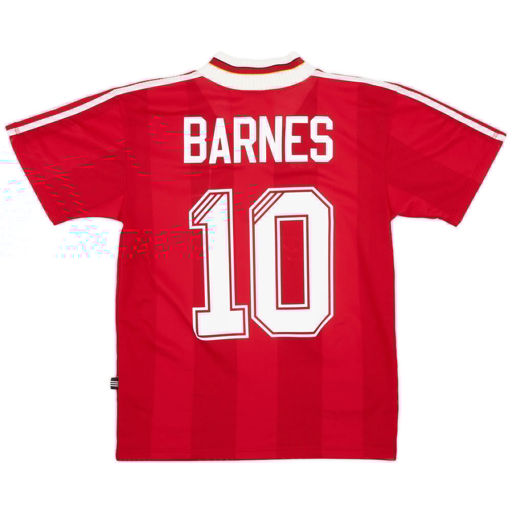 1995-96 Liverpool Home Shirt Barnes #10 - 8/10 - (S)